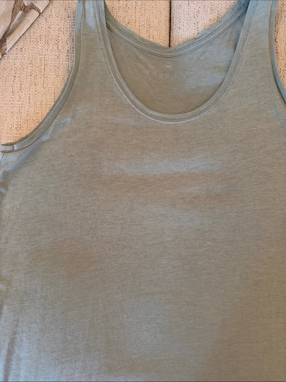 Free Fly Light Sage Green Tank Top - Picture 3 of 4